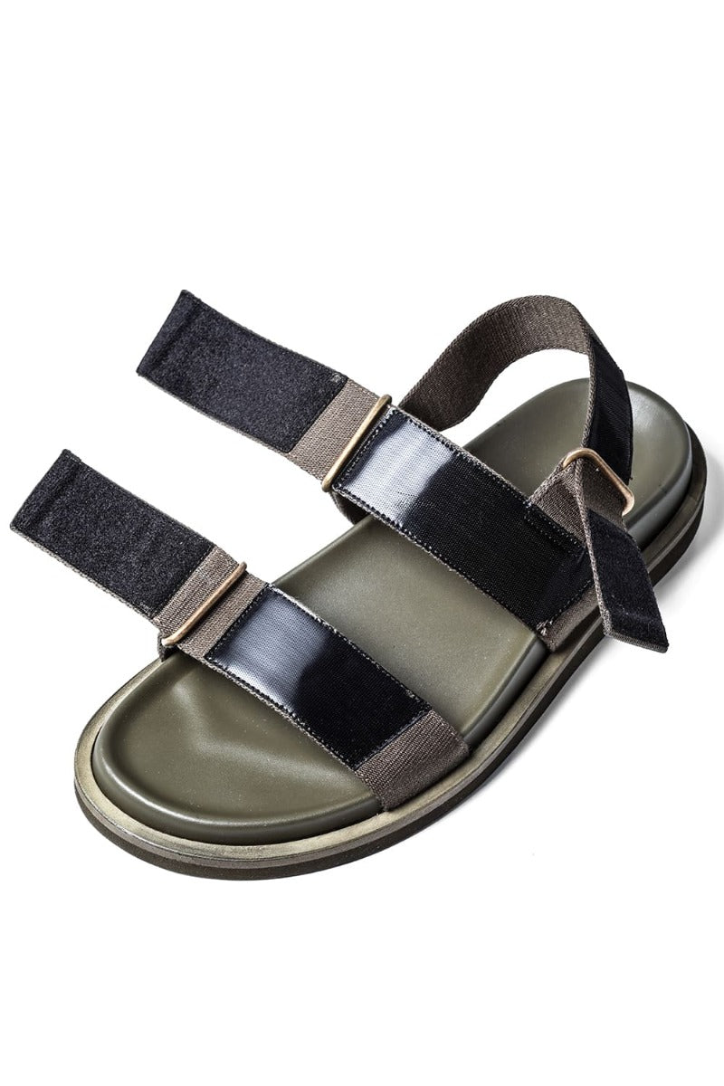 メンズ サンダル アーミー グリーン