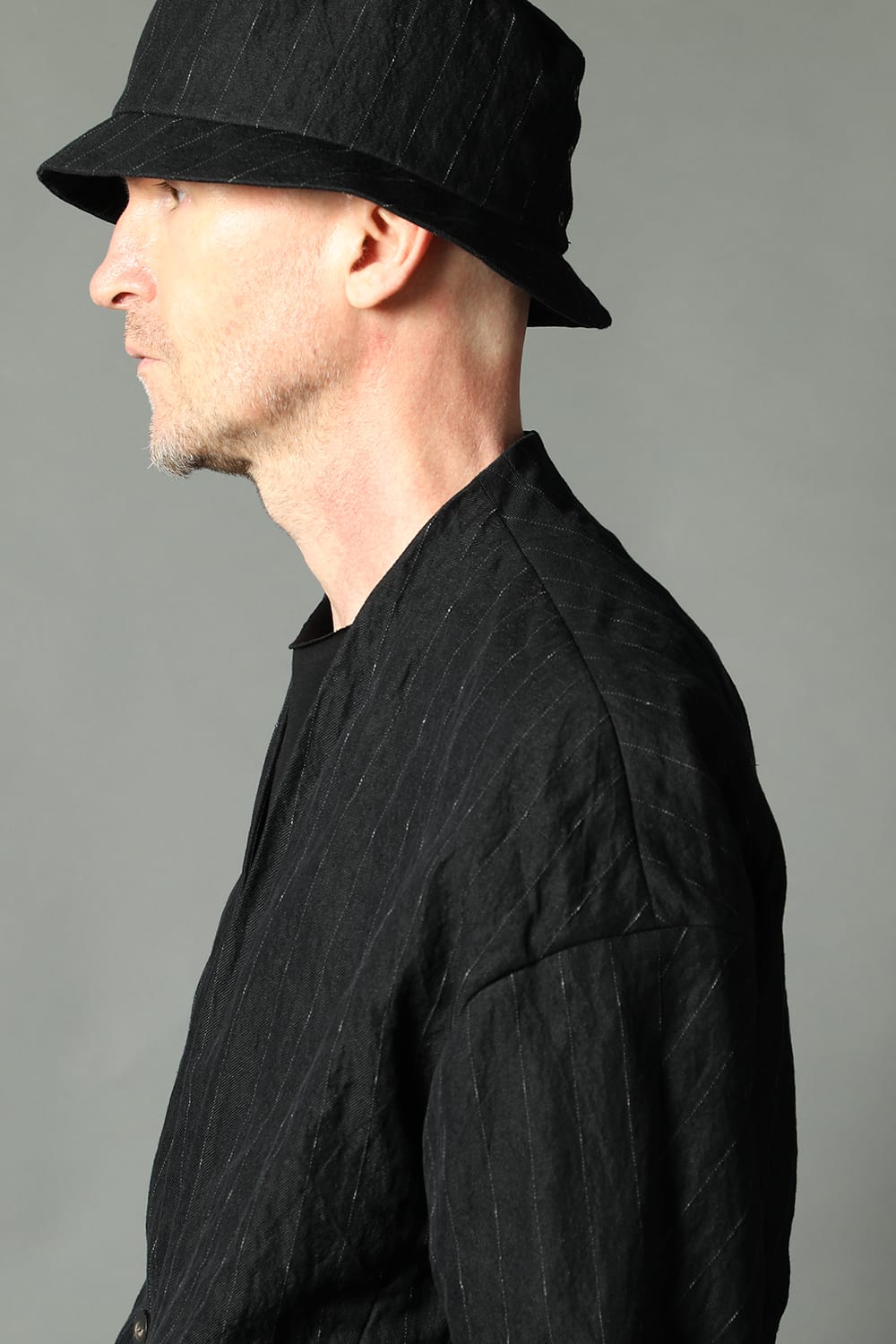 Jacket cotton linen metal shrink