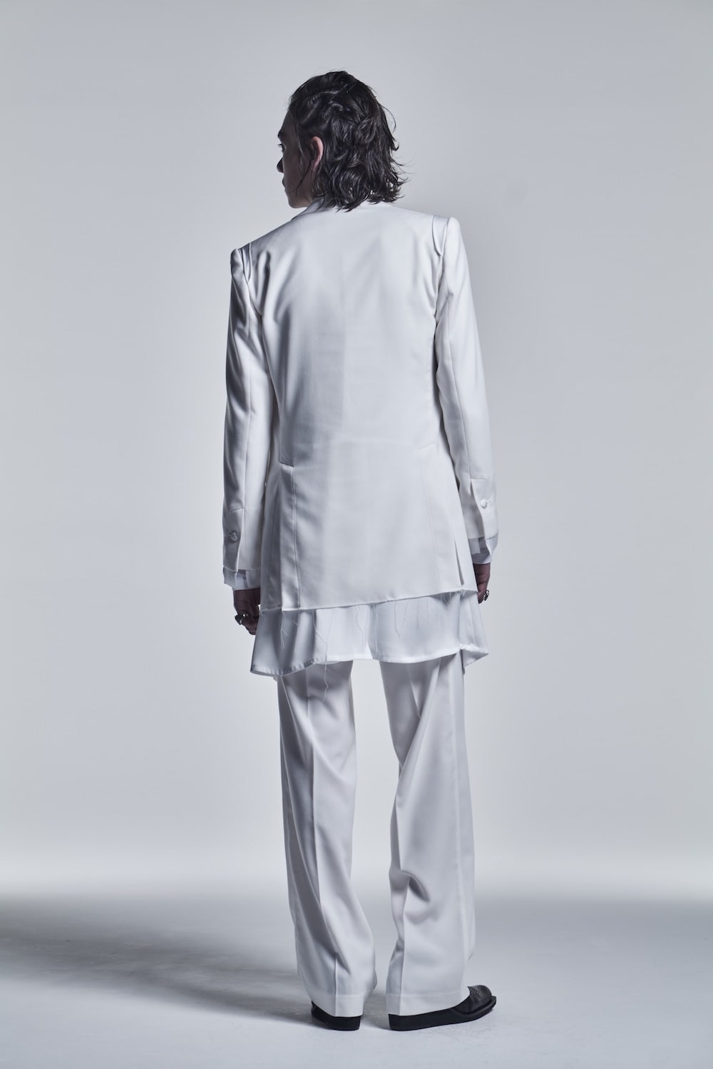 Layered Jacket White