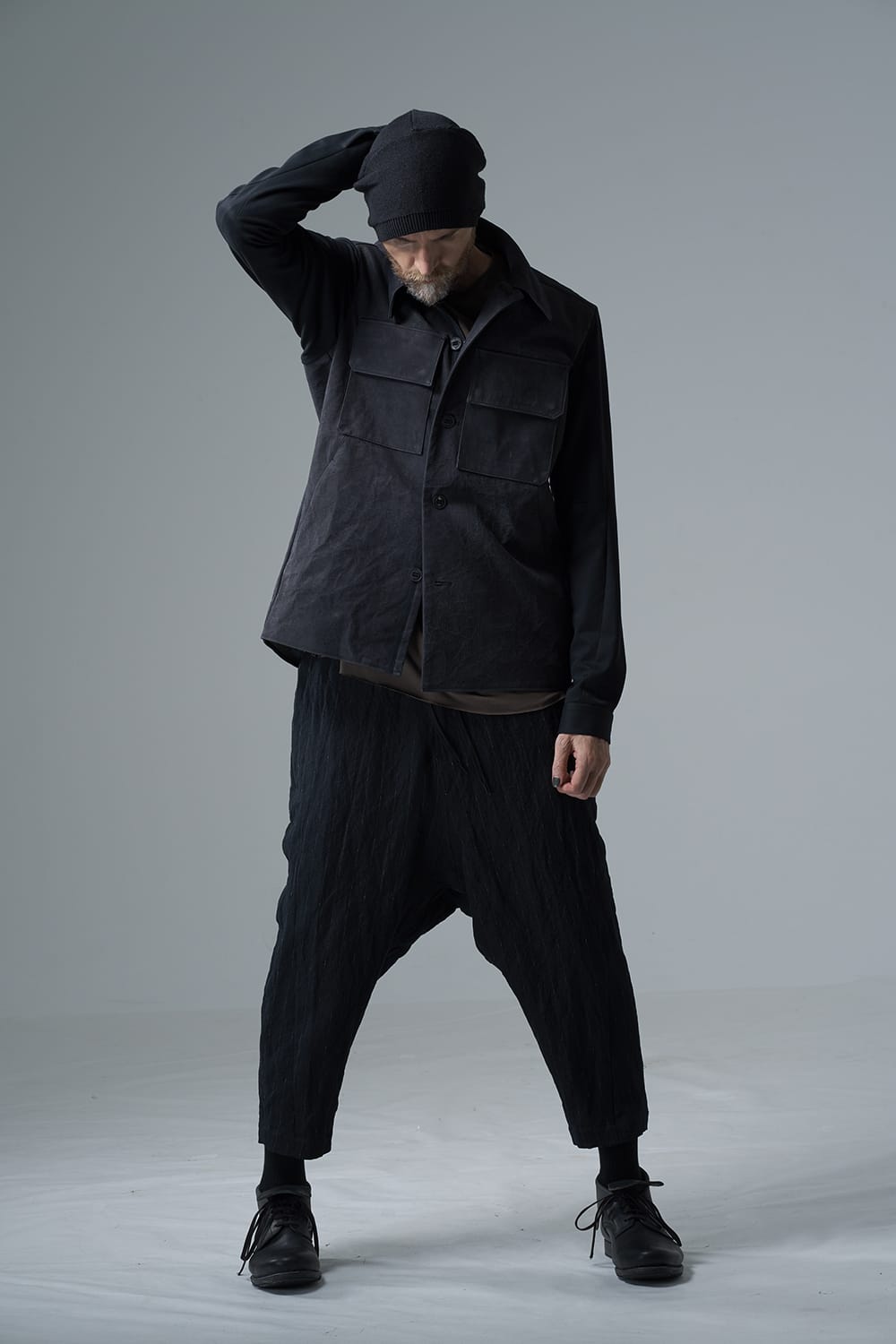 Leather CPO shirt Dyneema leather