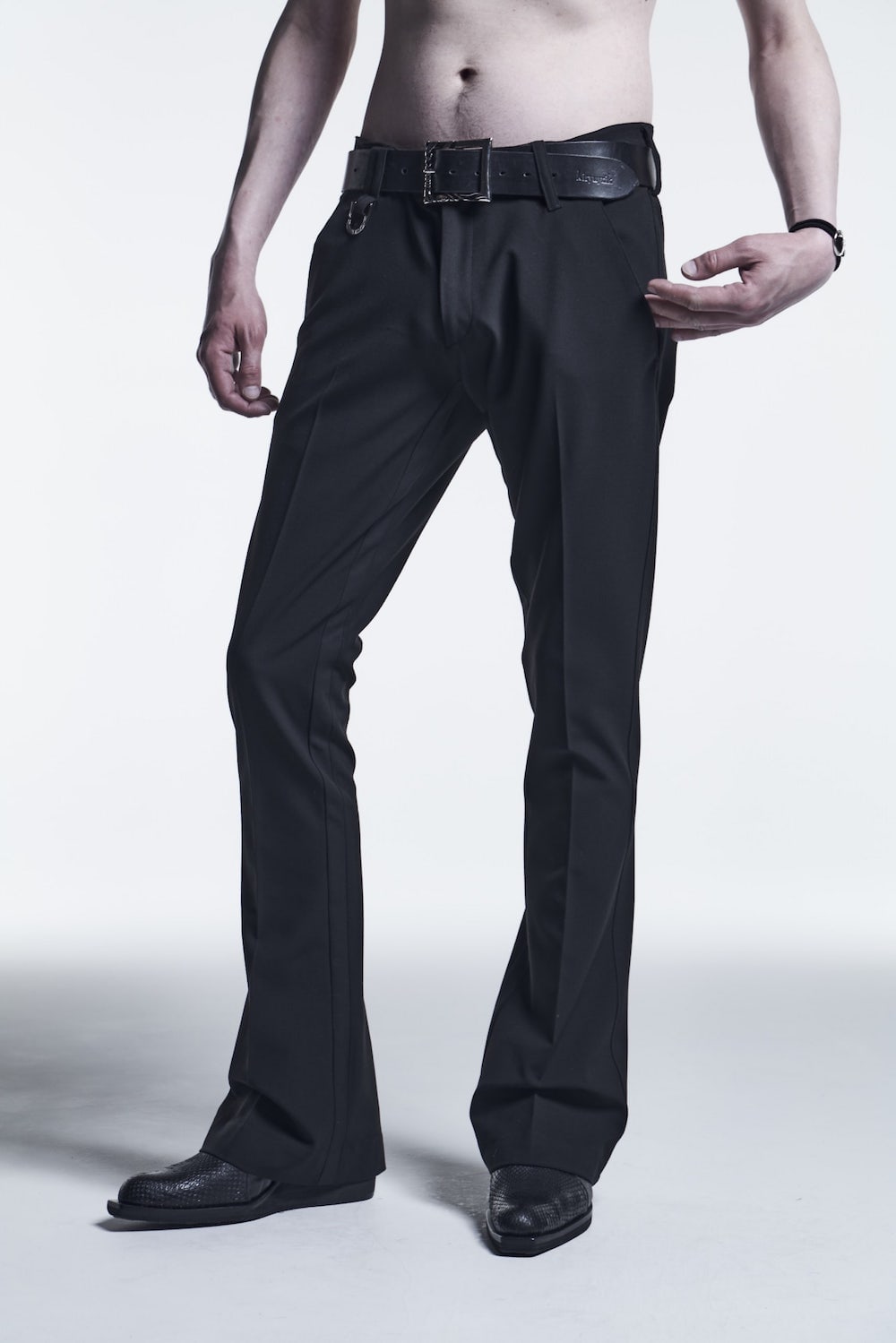 Inside Tape Slacks Black