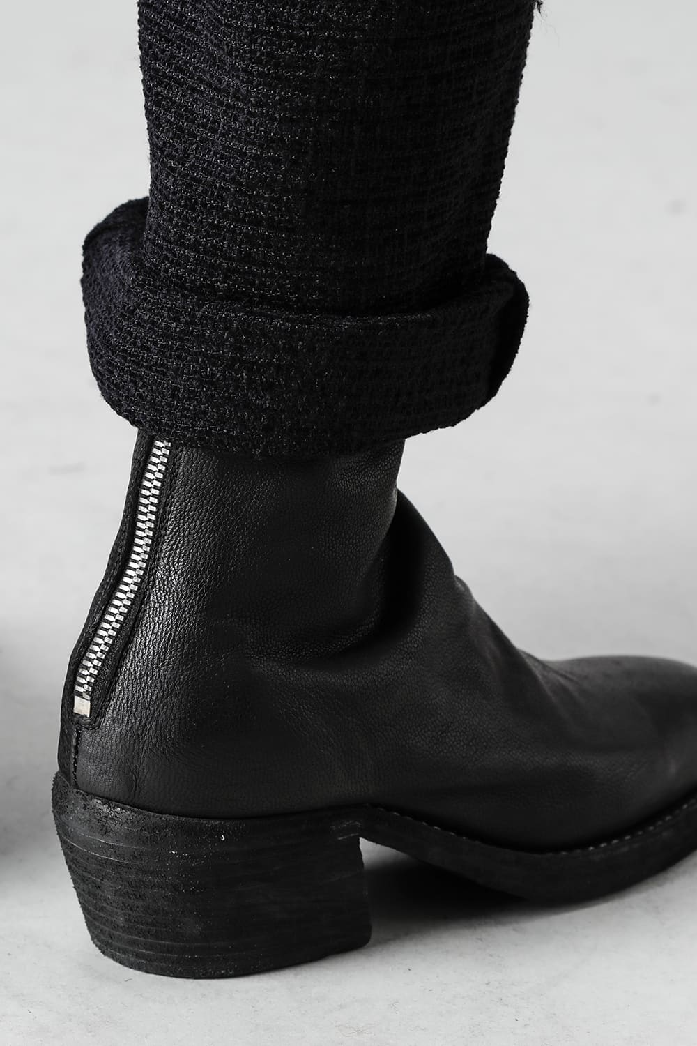 Pointed Toe Boots - Goat Full Grain Leather