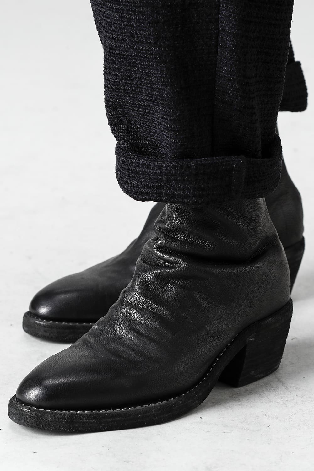 Pointed Toe Boots - Goat Full Grain Leather