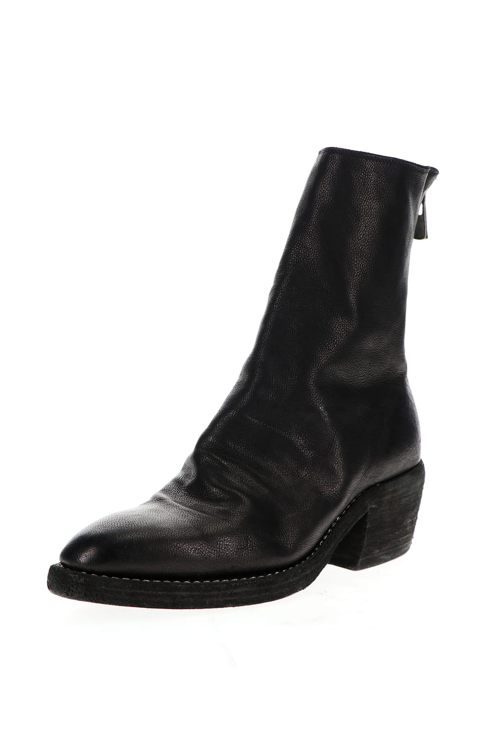 Pointed Toe Boots - Goat Full Grain Leather