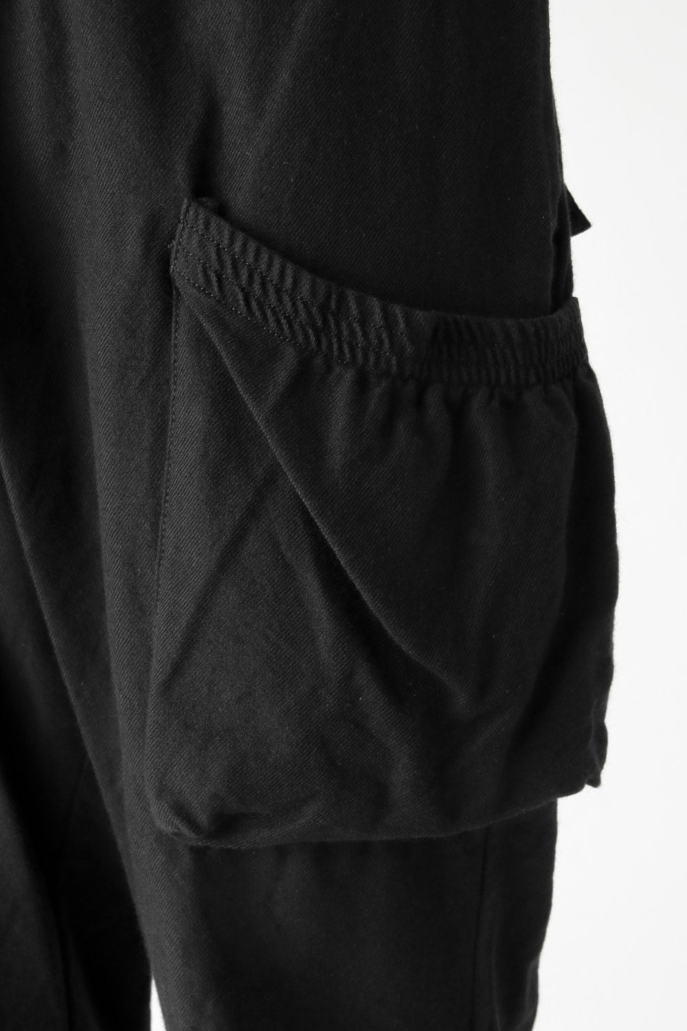 Wool Cotton Vintage-esque Twill Easy Pants