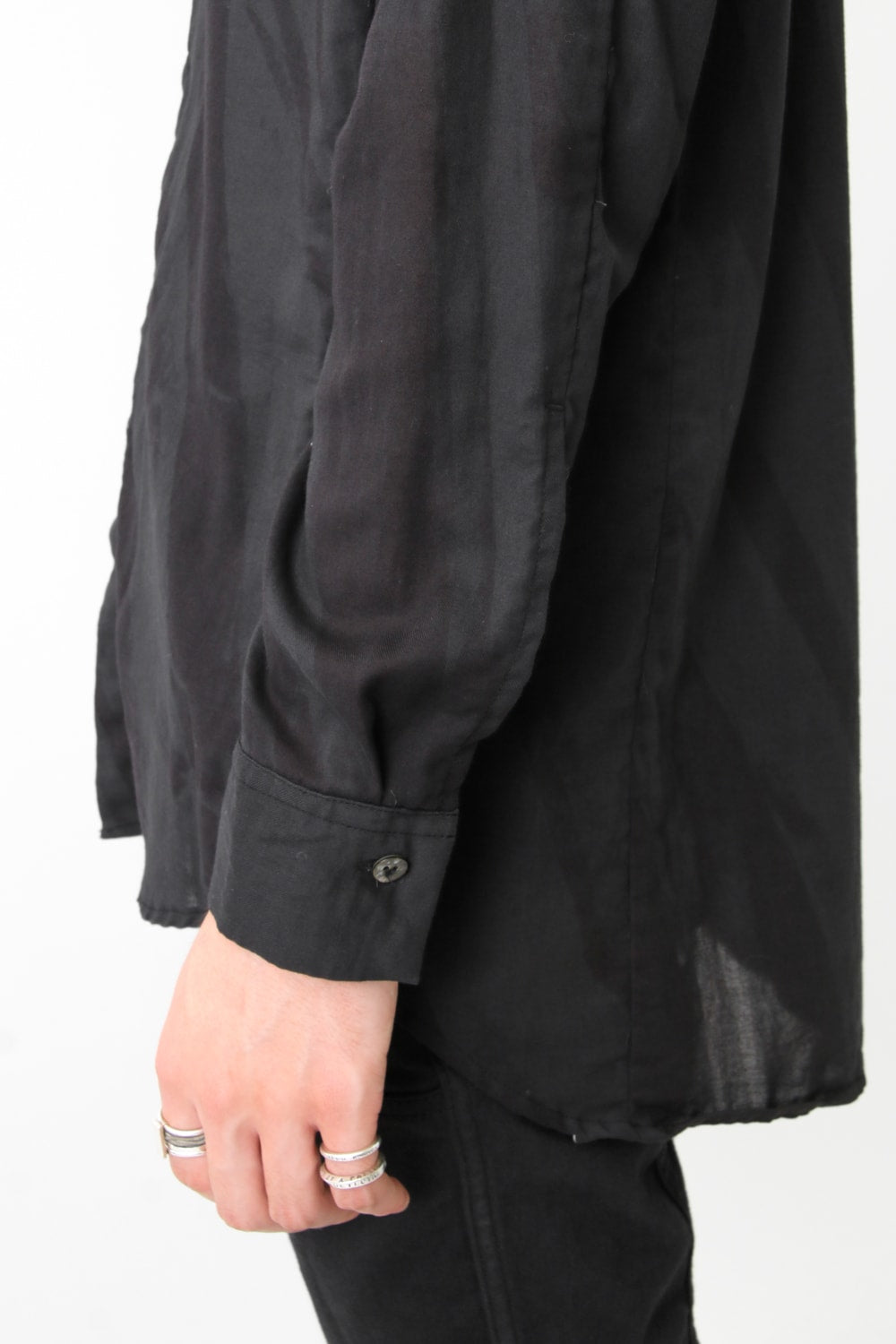 Cotton Boil Shirt Black