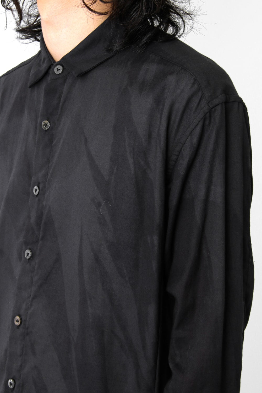 Cotton Boil Shirt Black