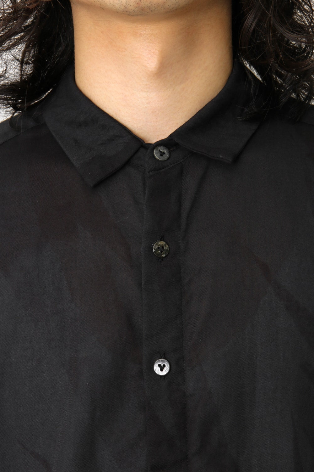 Cotton Boil Shirt Black