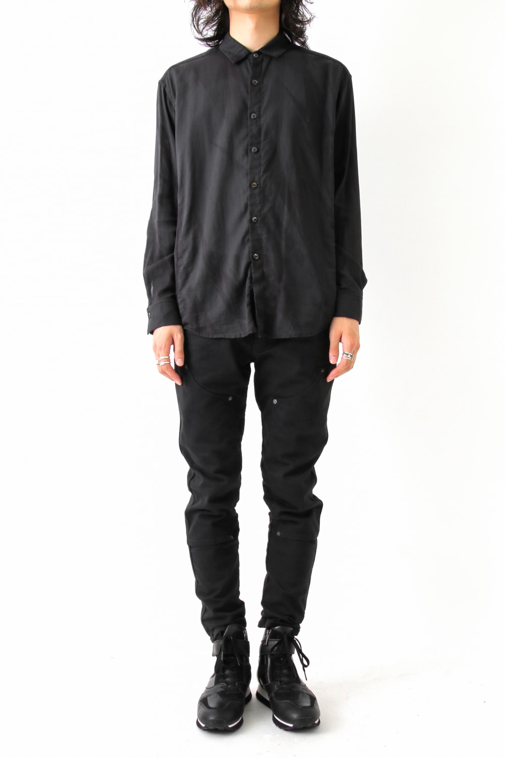 Cotton Boil Shirt Black