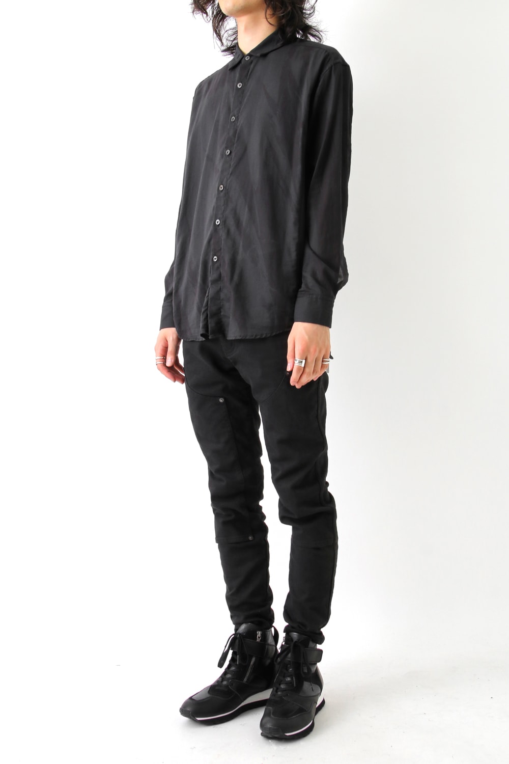 Cotton Boil Shirt Black