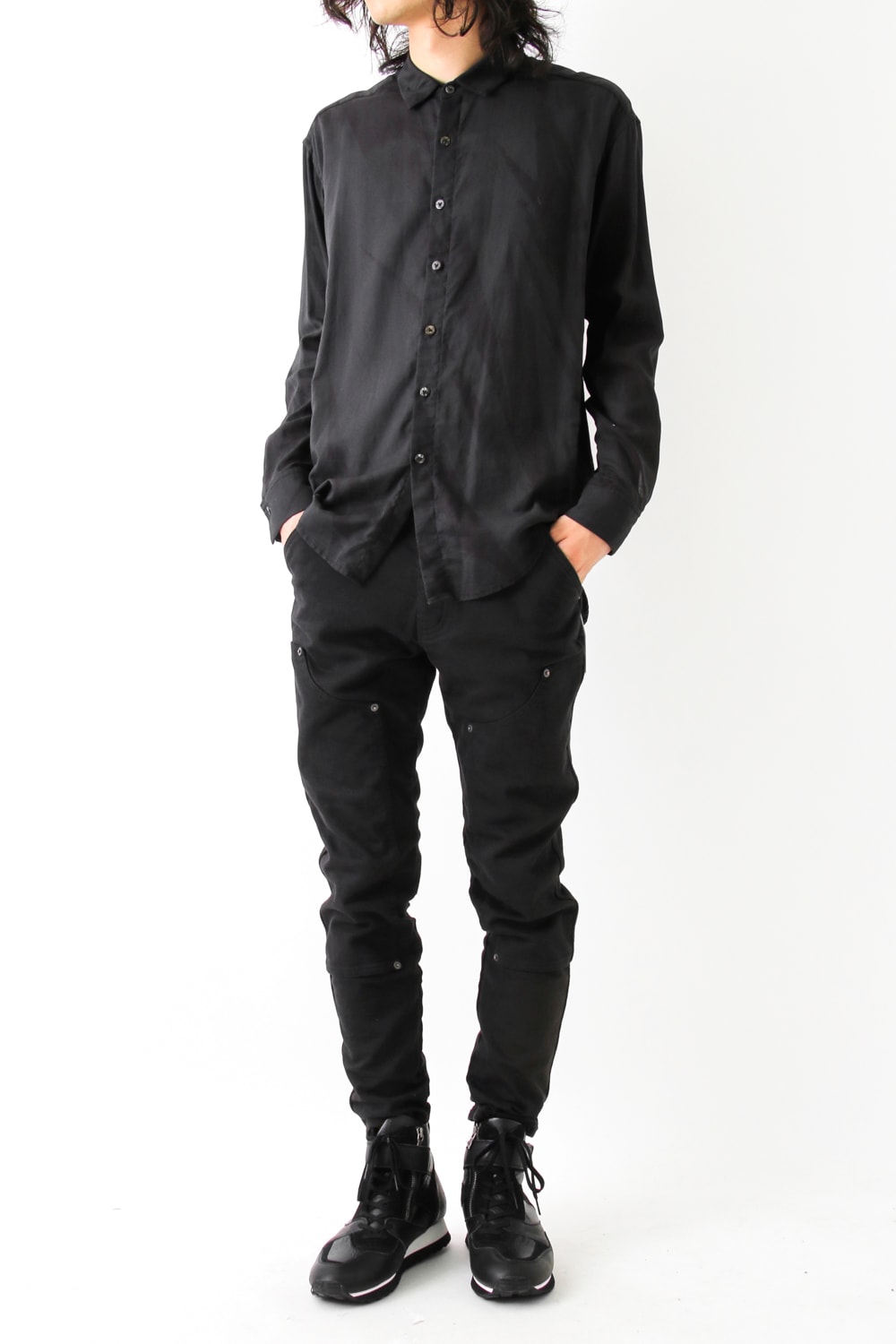 Cotton Boil Shirt Black