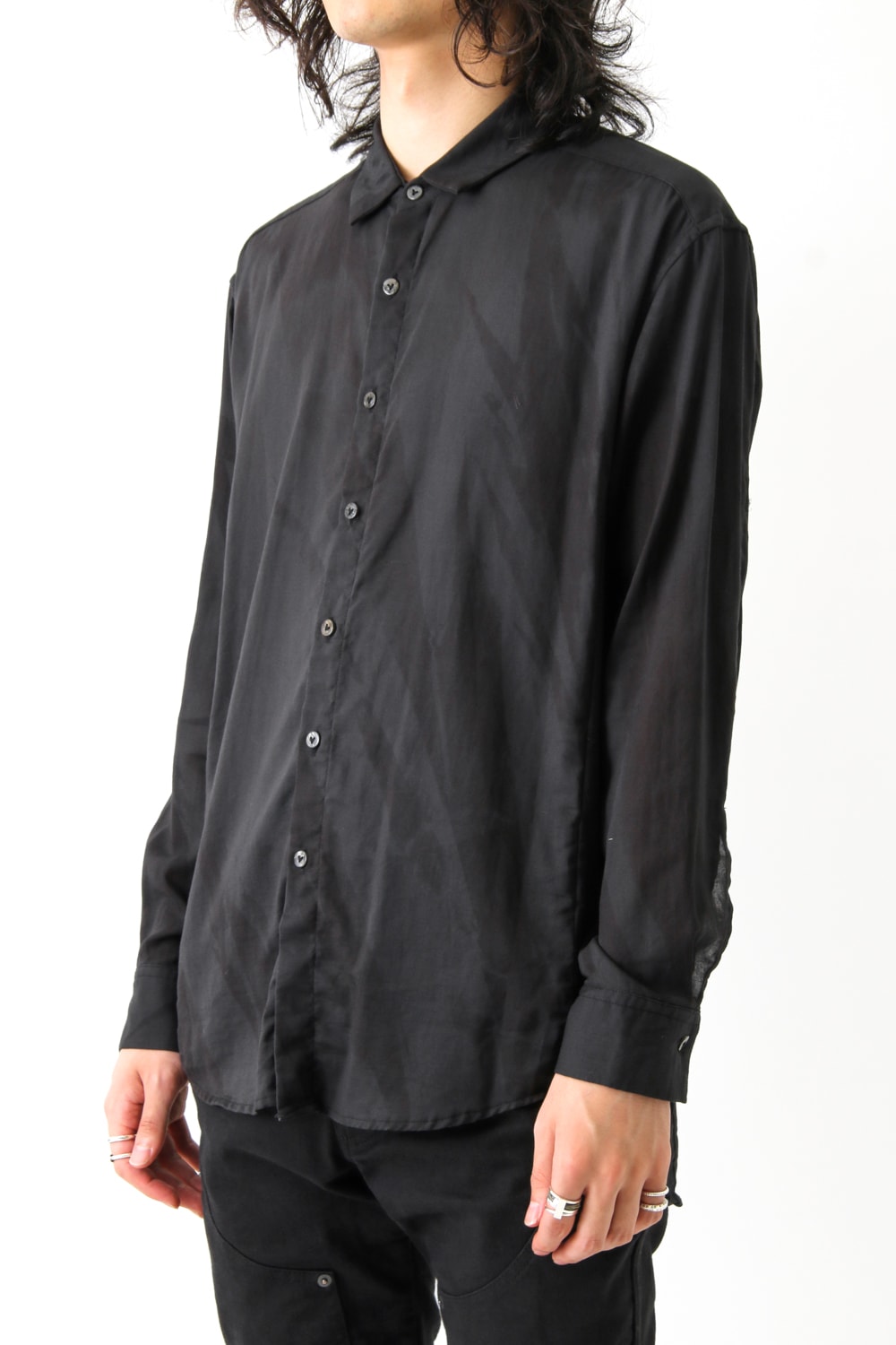 Cotton Boil Shirt Black