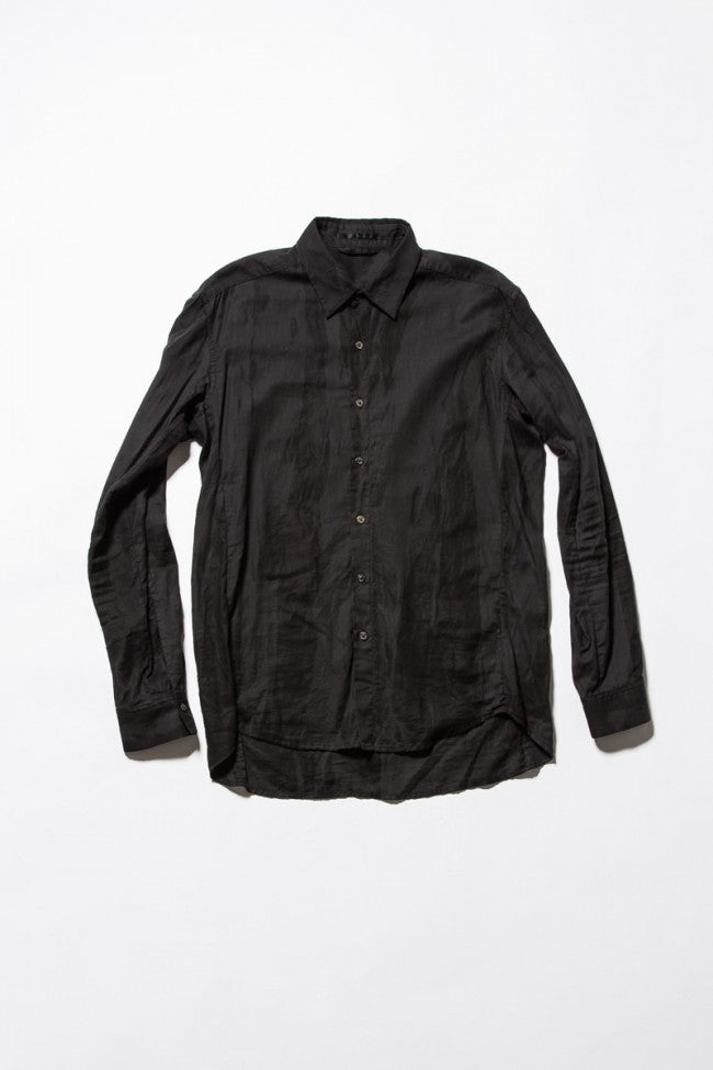 Cotton Boil Shirt Black