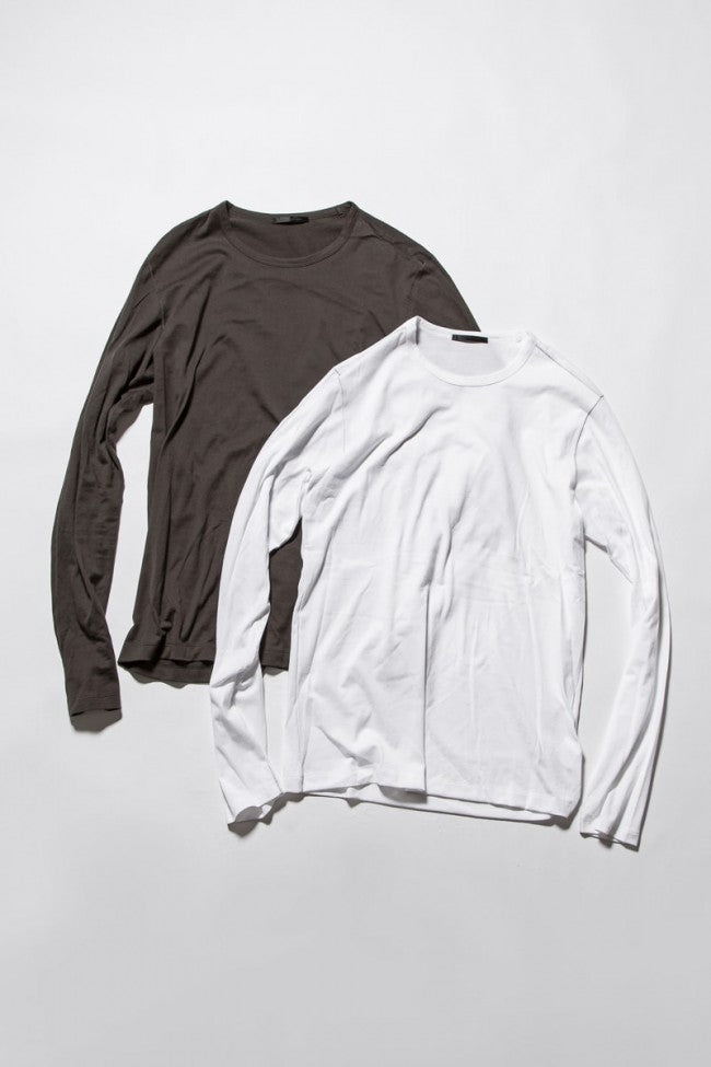 60/2 Supima Cotton Jersey Long Sleeve T - The Viridi-anne