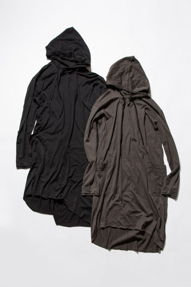 60/2 Supima Cotton Jersey Long Parka