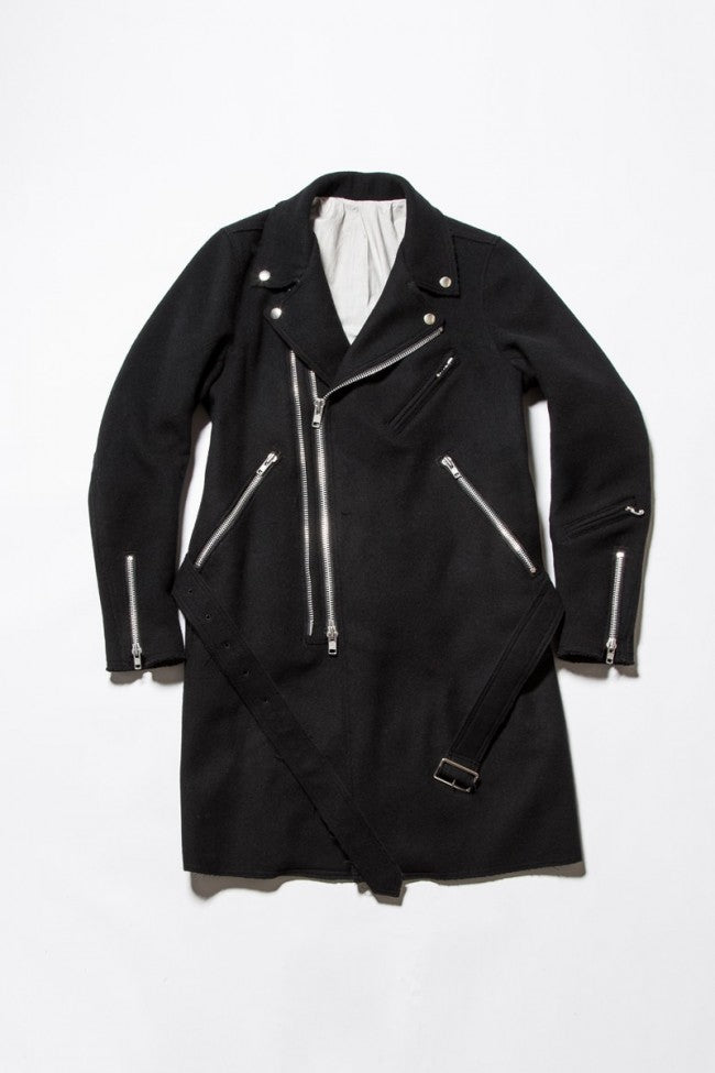 Needle Punch Melton Riders Coat