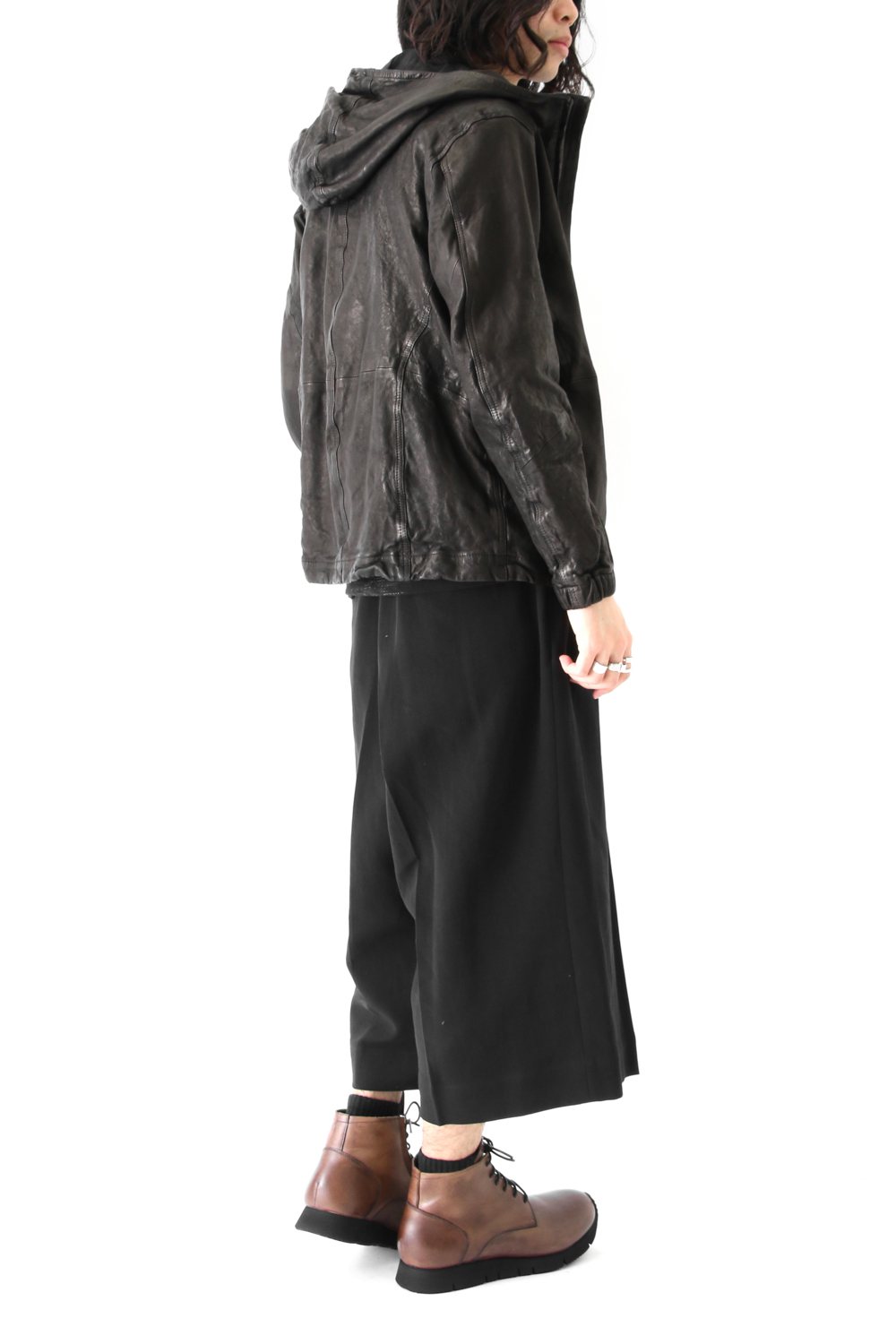 Strong Twist Double Weave Gaucho Pants