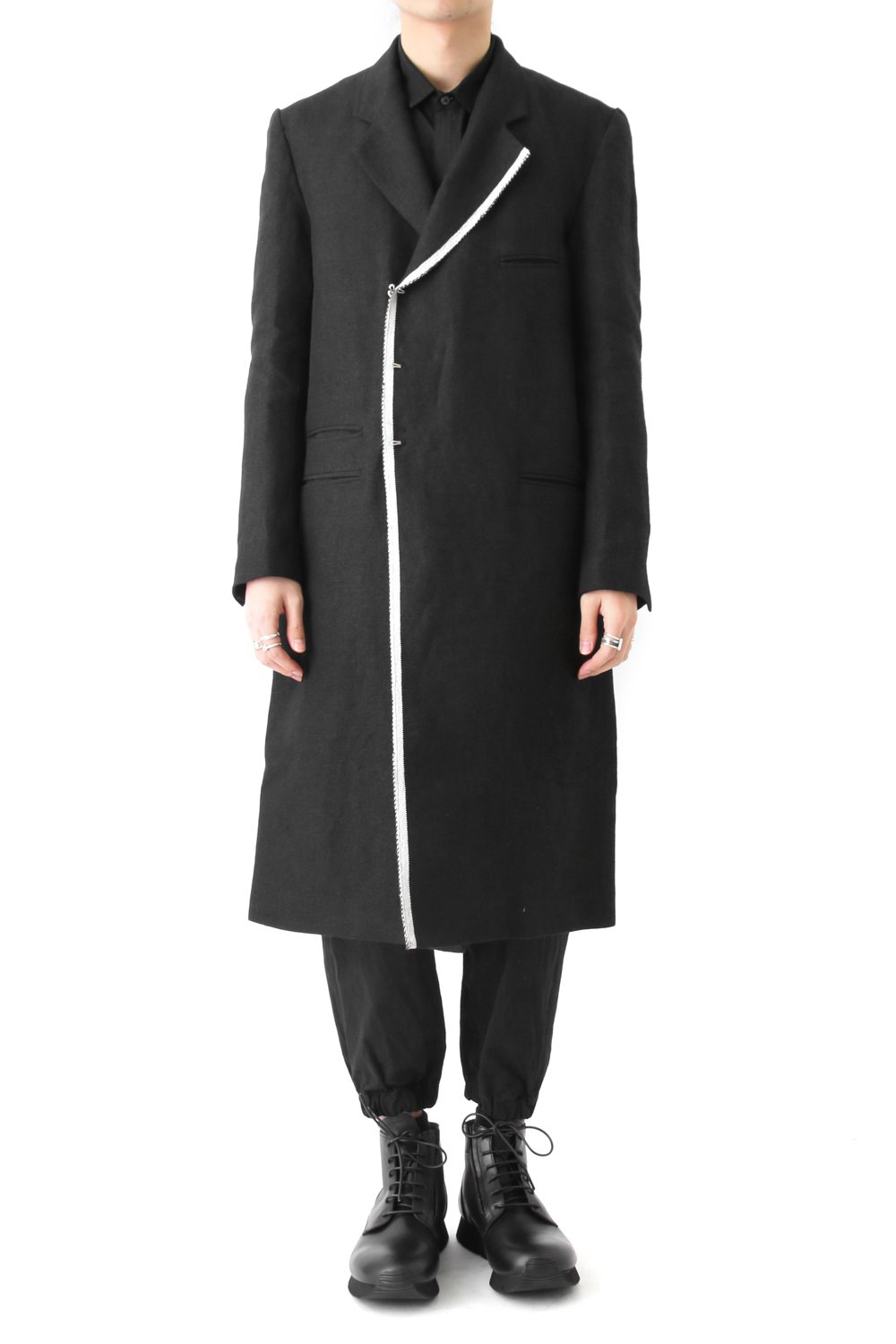 Japanese Paper Linen Chester Coat 