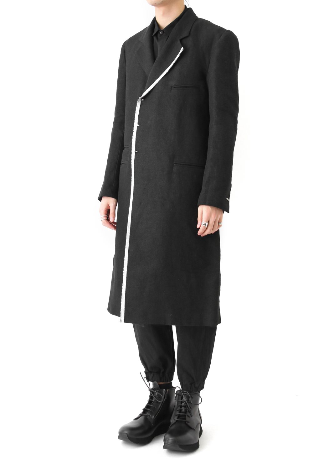 Japanese Paper Linen Chester Coat 