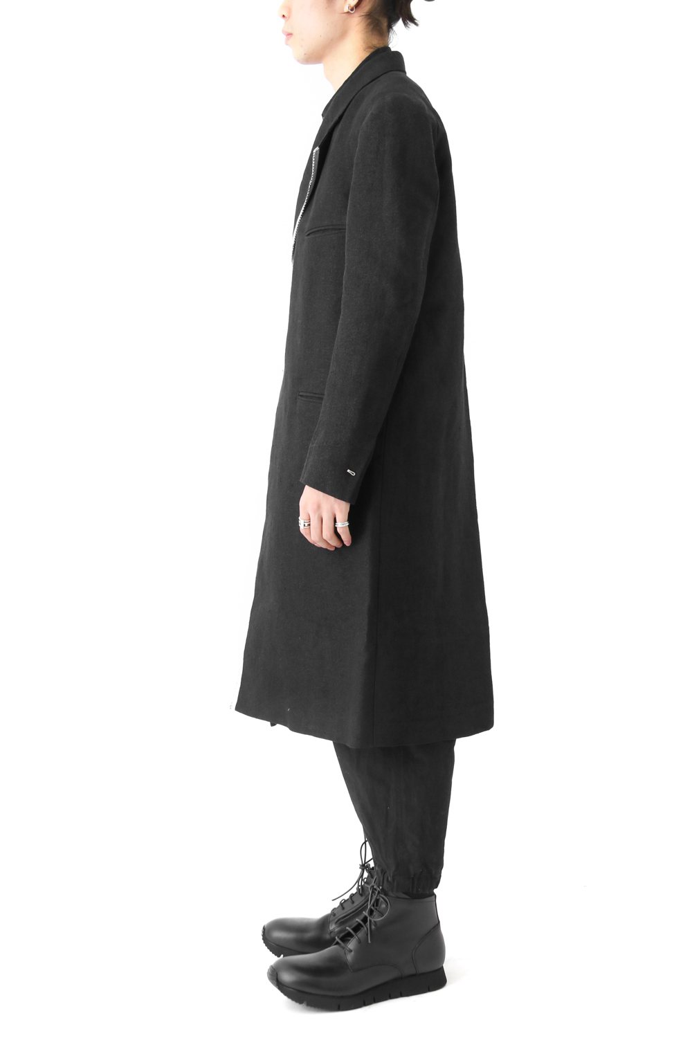 Japanese Paper Linen Chester Coat 