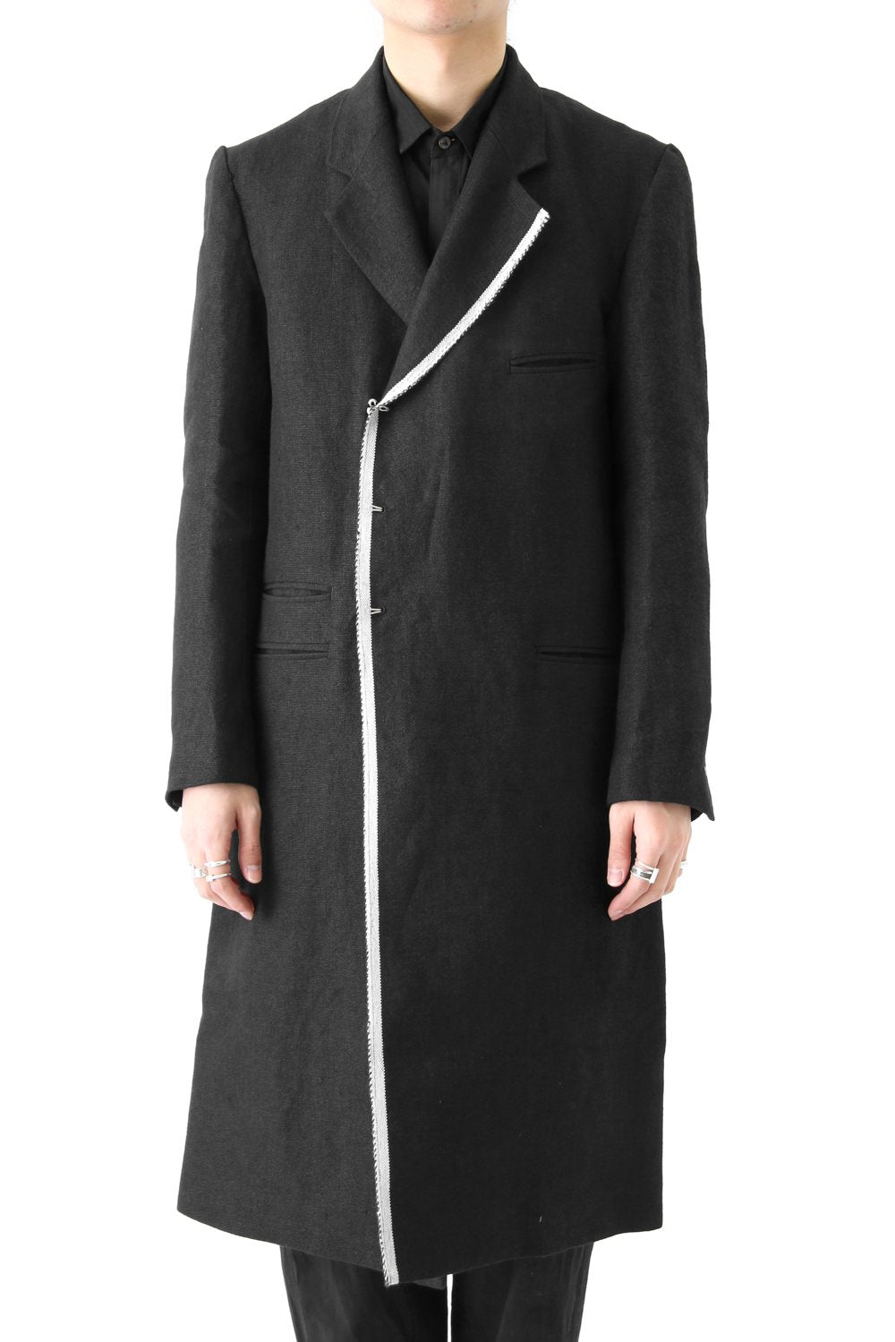 Japanese Paper Linen Chester Coat 