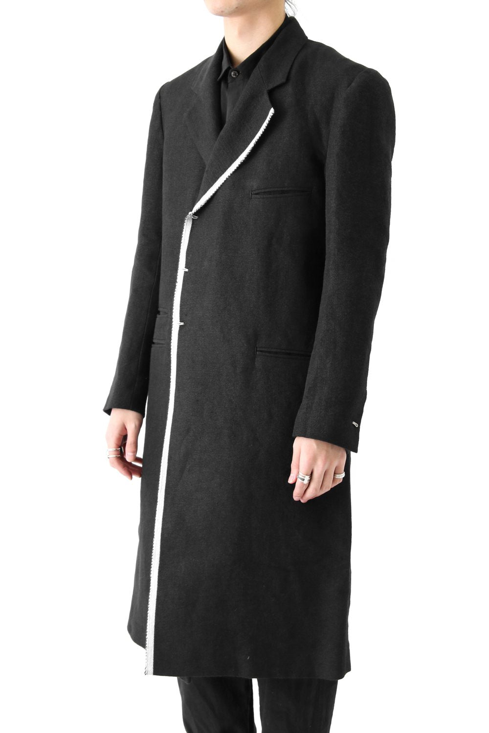 Japanese Paper Linen Chester Coat 