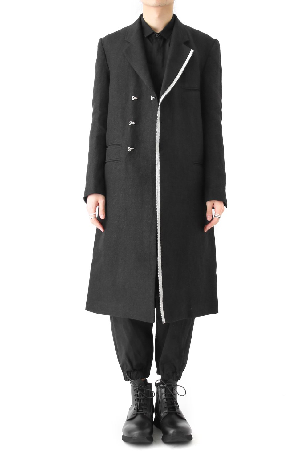 Japanese Paper Linen Chester Coat 