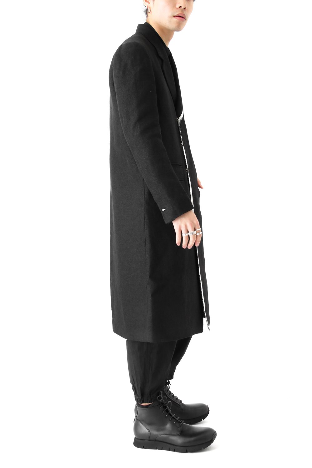 Japanese Paper Linen Chester Coat 