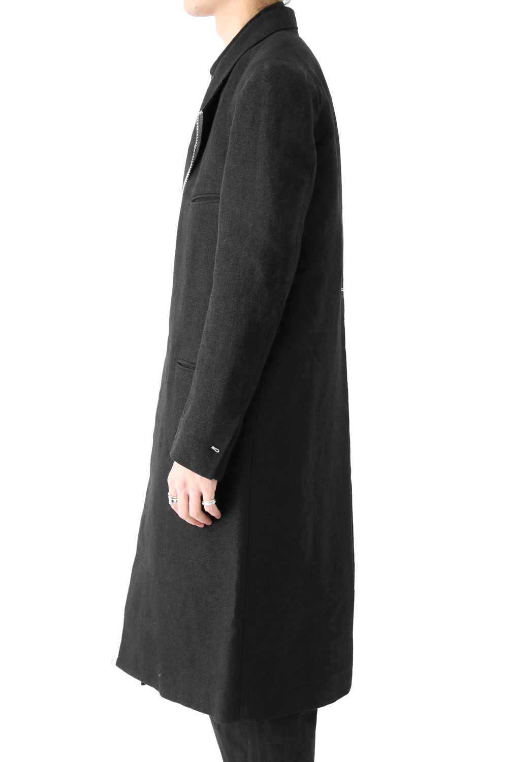 Japanese Paper Linen Chester Coat 