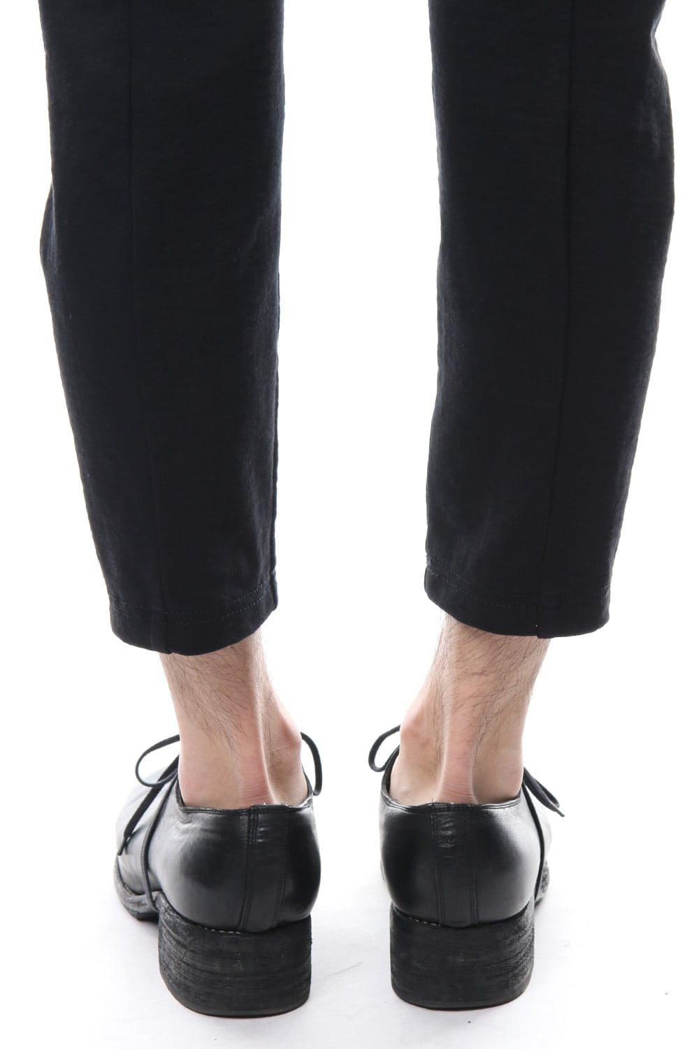 Hanging Inlay Cropped Pants Black