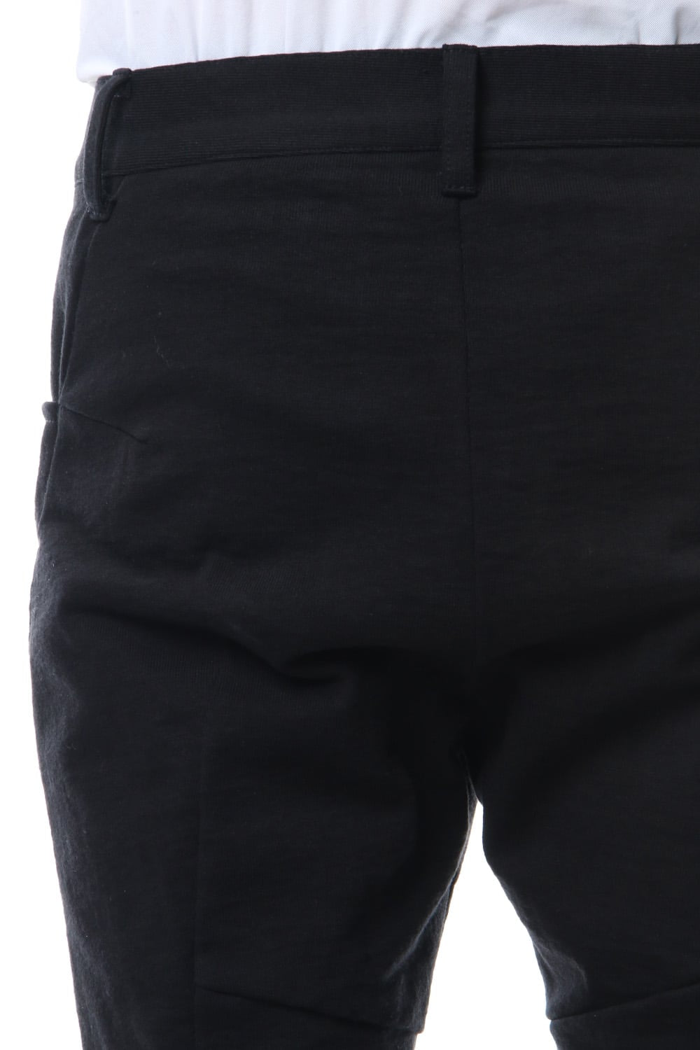 Hanging Inlay Cropped Pants Black