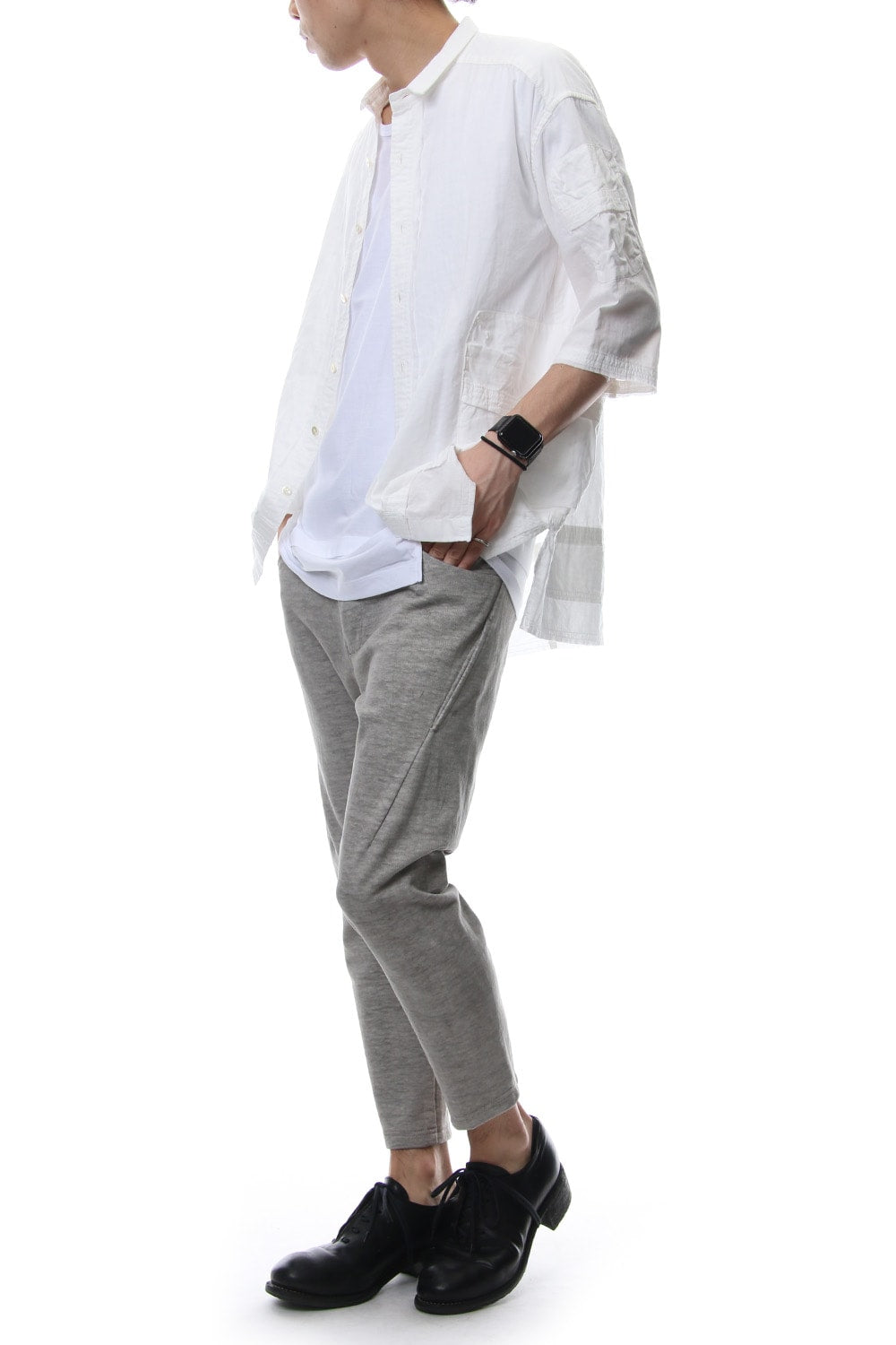 Hanging Inlay Cropped Pants