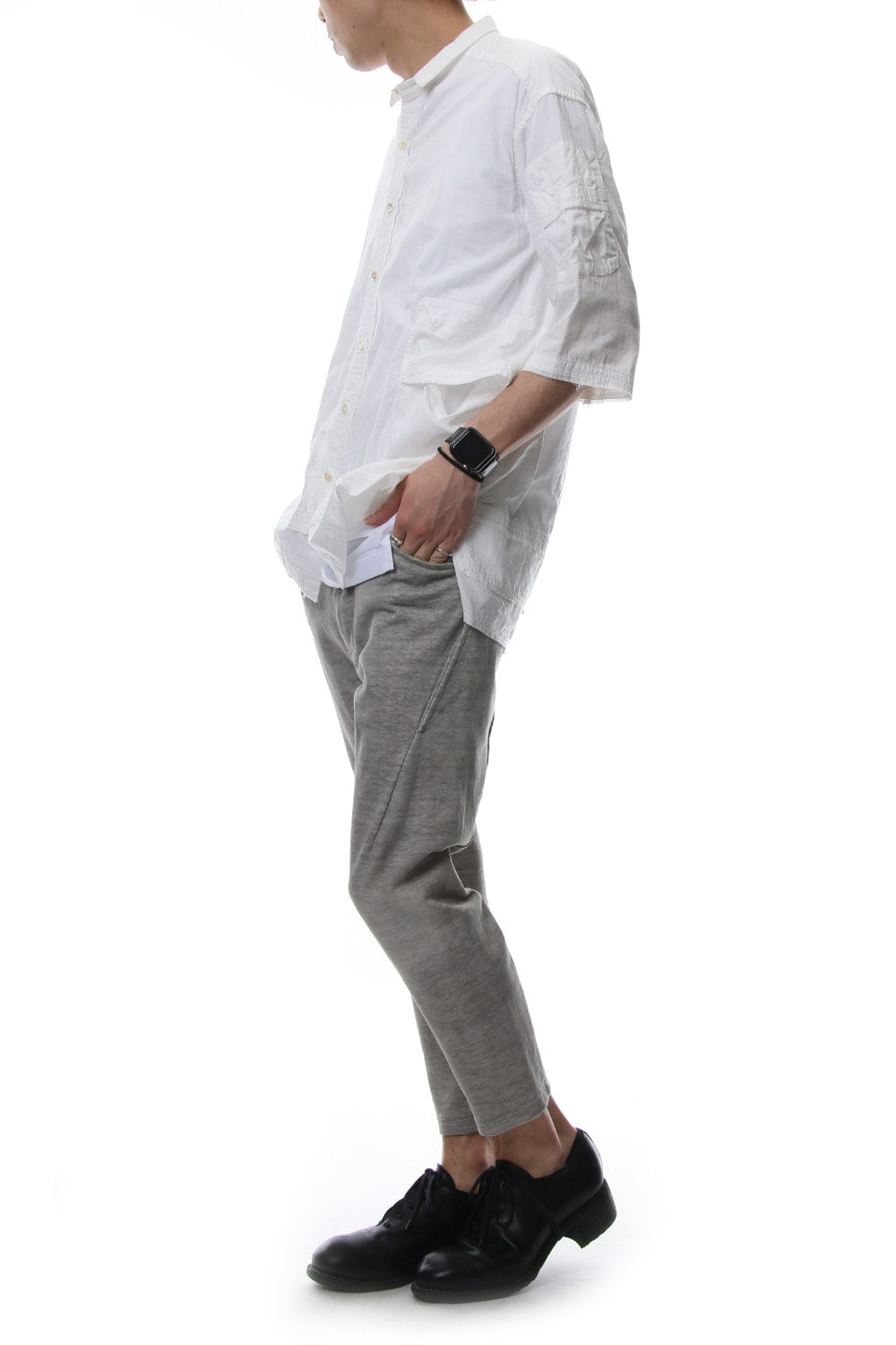 Hanging Inlay Cropped Pants