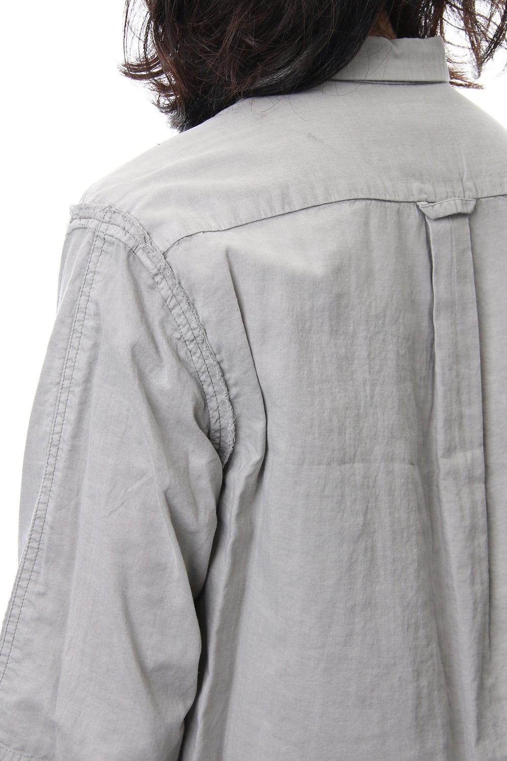 Product Dyed Short Sleeve Shirt L.Gray