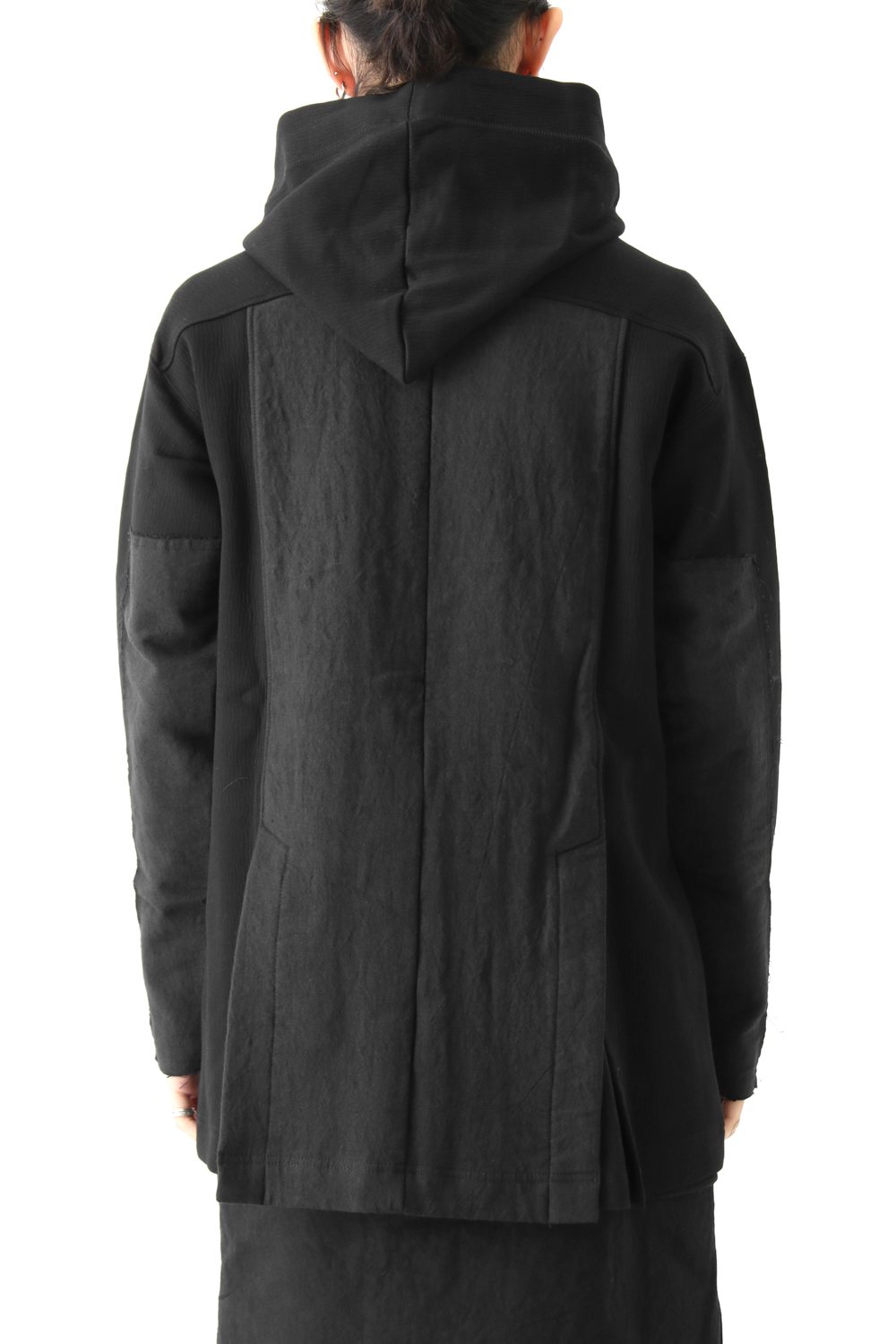 Cotton Nylon Cardboard Knit Parka