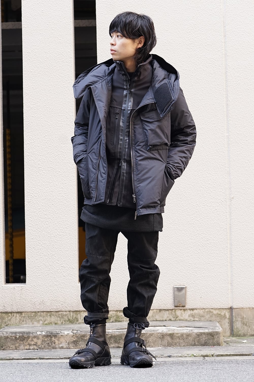 Layered Down jacket
