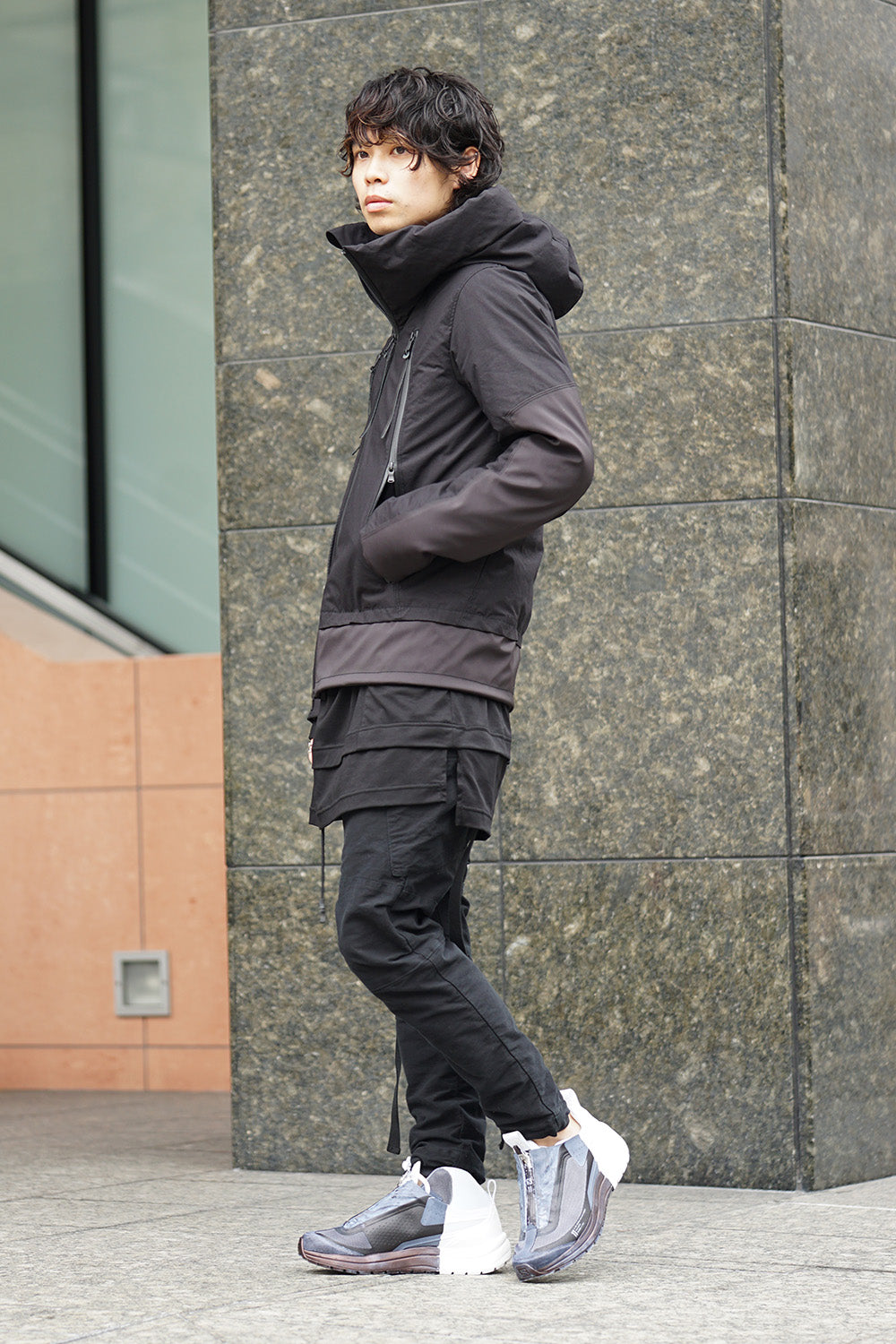 High Density Cotton Nylon Weather Down Jacket RBE-005