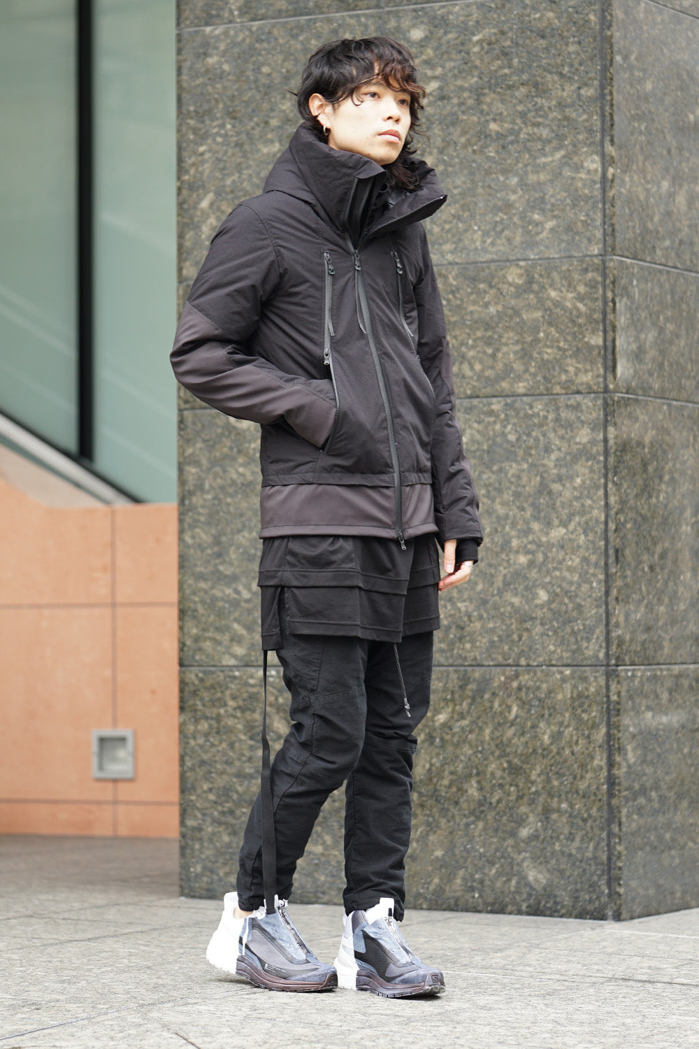 High Density Cotton Nylon Weather Down Jacket RBE-005