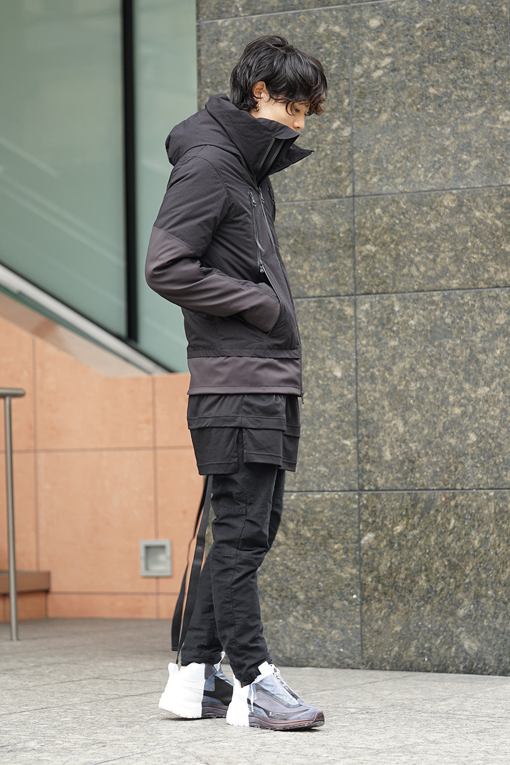 High Density Cotton Nylon Weather Down Jacket RBE-005