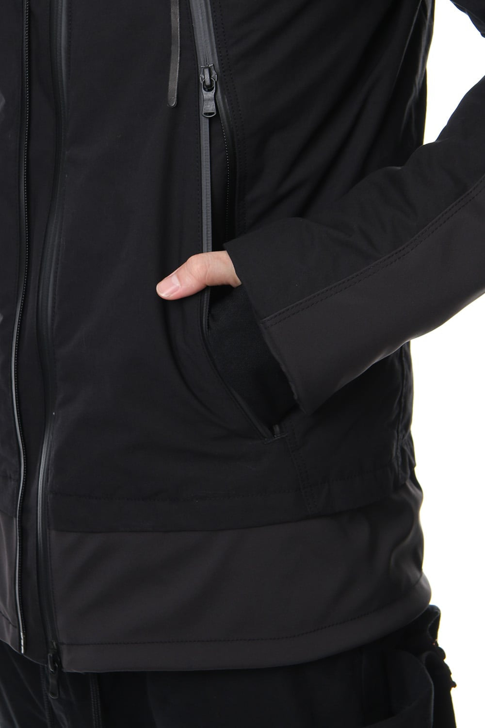 High Density Cotton Nylon Weather Down Jacket RBE-005