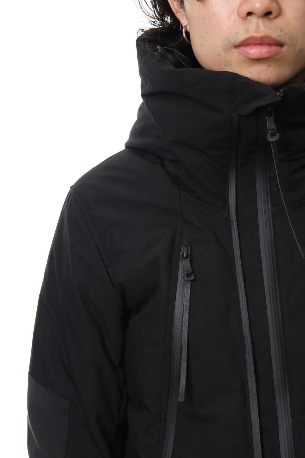 High Density Cotton Nylon Weather Down Jacket RBE-005