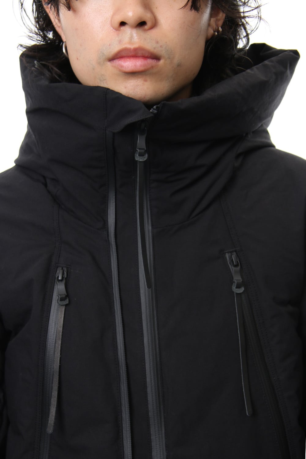 High Density Cotton Nylon Weather Down Jacket RBE-005