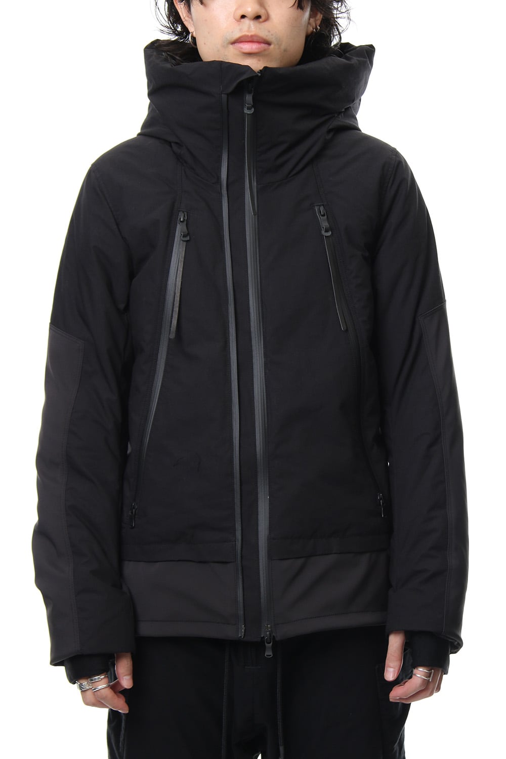 High Density Cotton Nylon Weather Down Jacket RBE-005