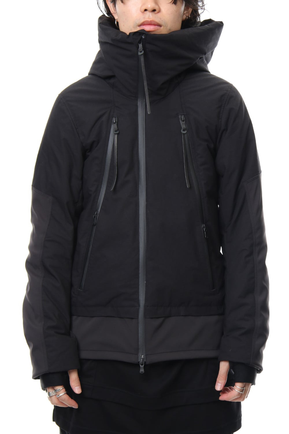 High Density Cotton Nylon Weather Down Jacket RBE-005