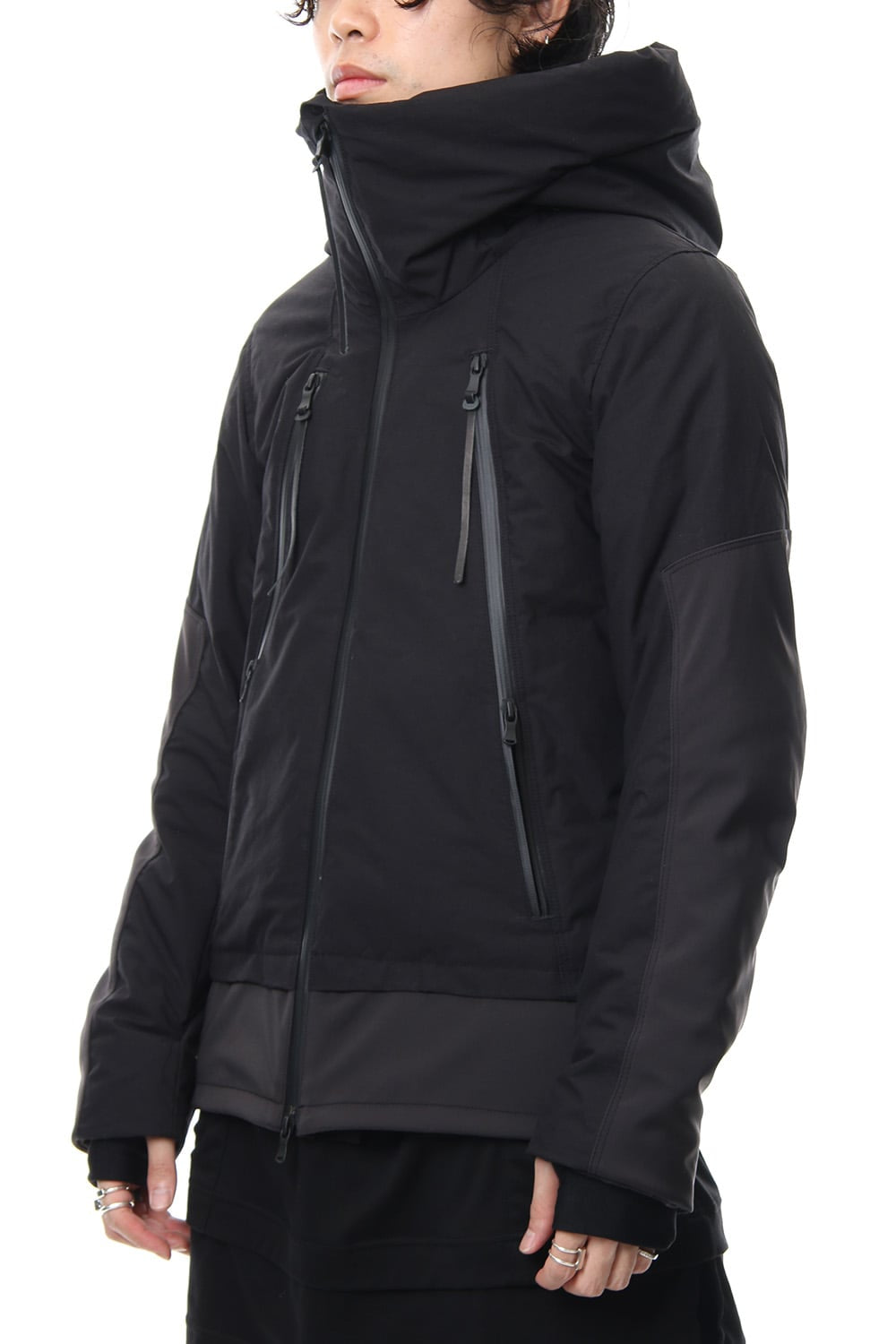 High Density Cotton Nylon Weather Down Jacket RBE-005