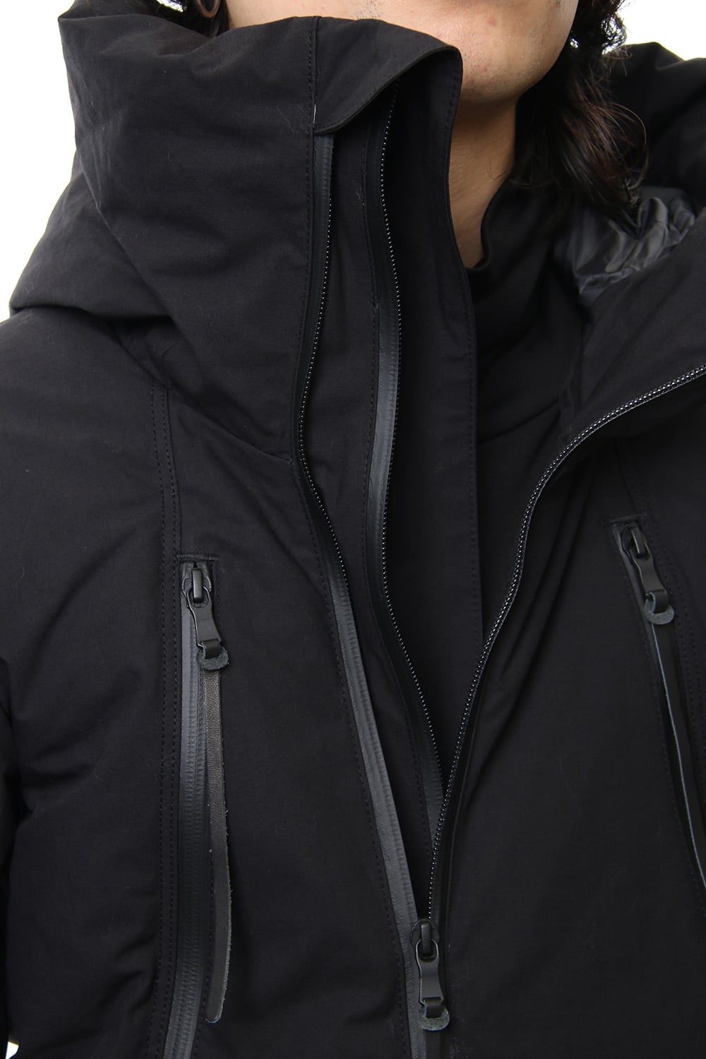 High Density Cotton Nylon Weather Down Jacket RBE-005