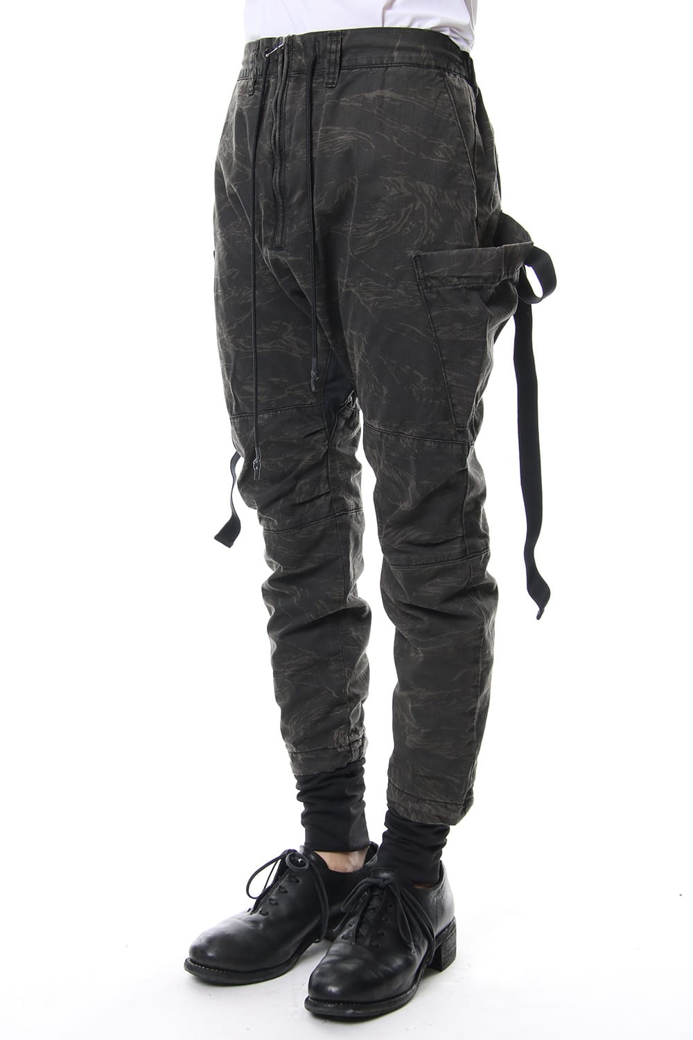 Slab Twill Tiger Camo Over Dye layered Army Pants RBE-004