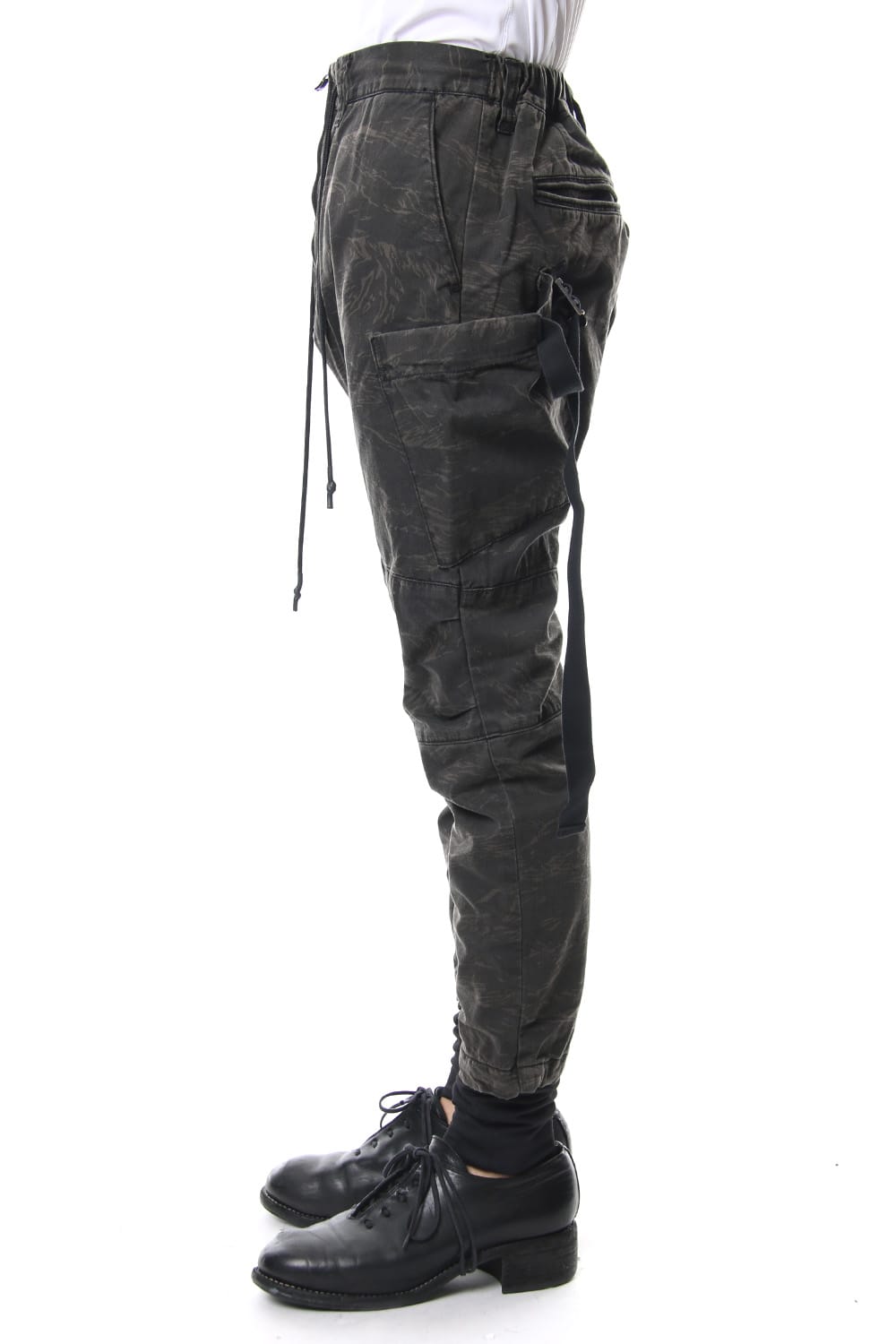 Slab Twill Tiger Camo Over Dye layered Army Pants RBE-004