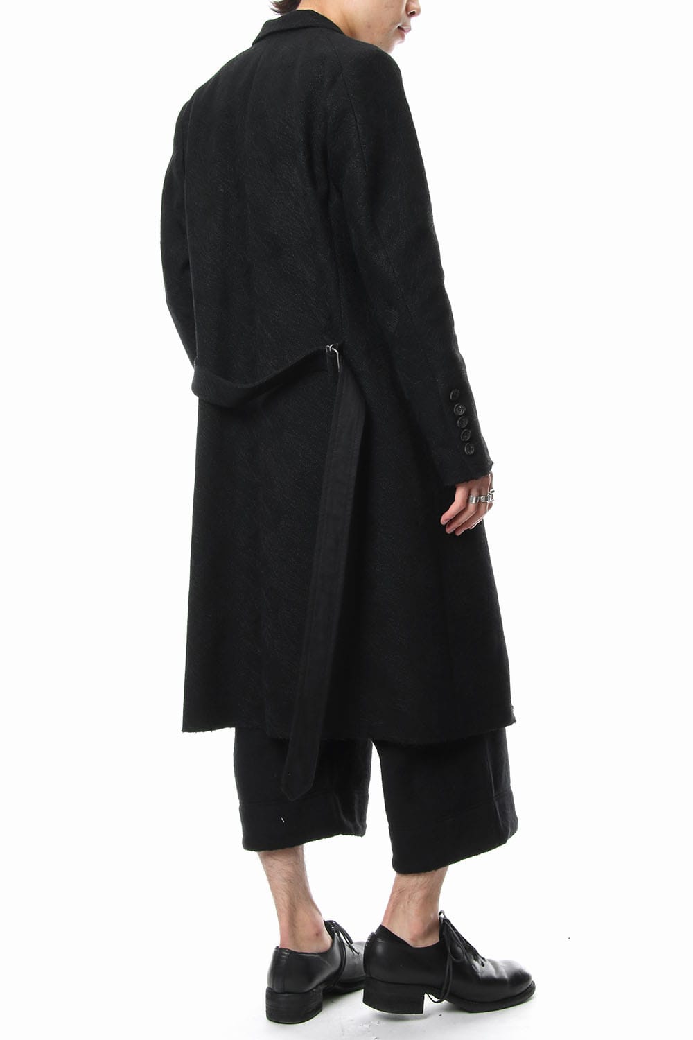 Embroidery joining chester coat