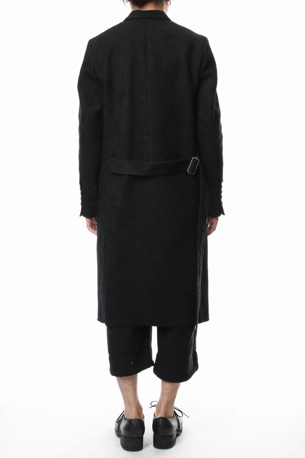 Embroidery joining chester coat